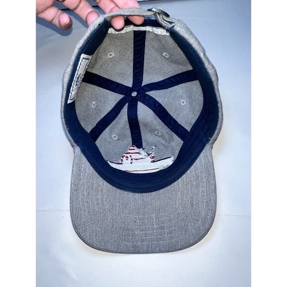 SOUTHERN TIDE Hat Cap Adjustable Strap Gray Red White Blue Embroidered Patriots - Picture 6 of 9